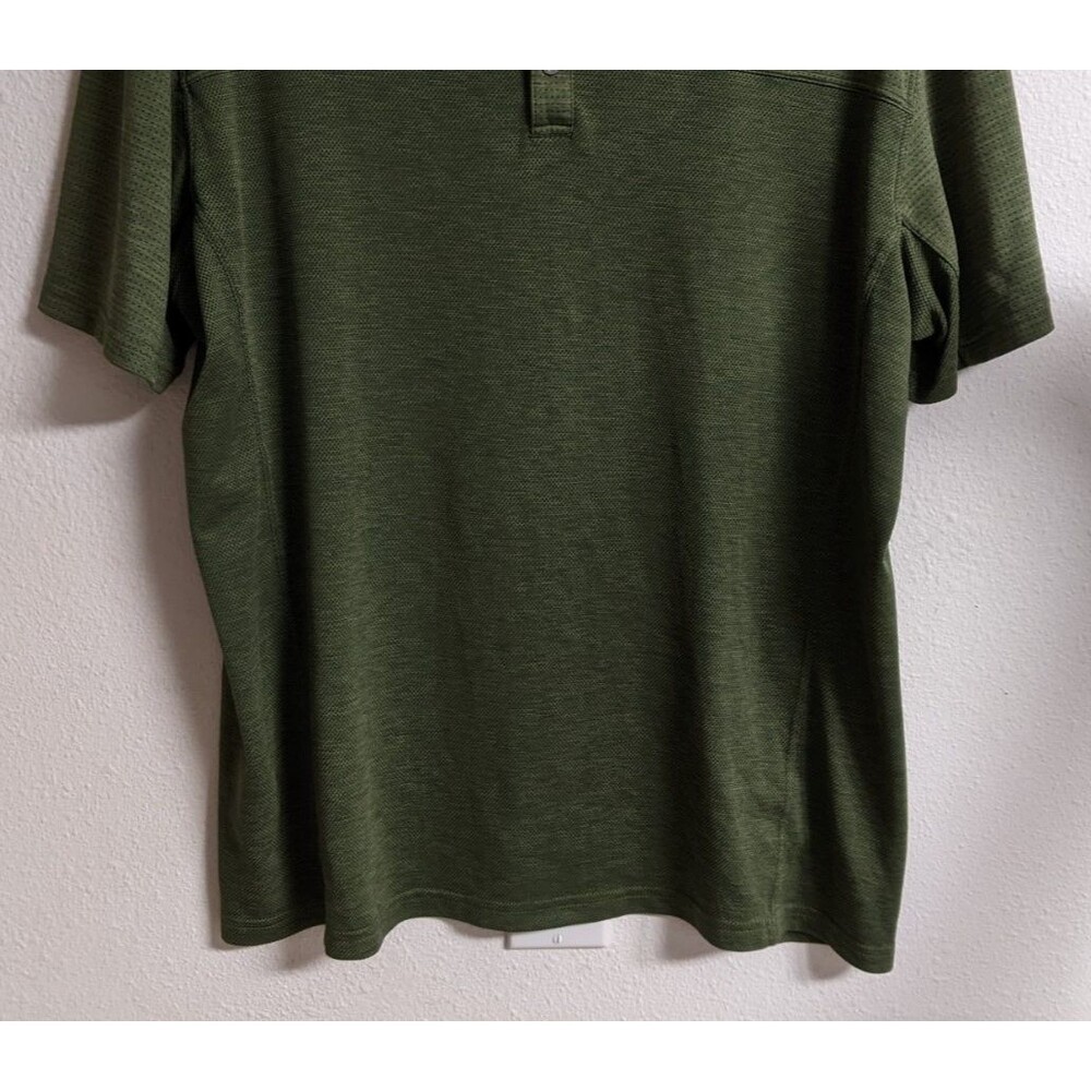 Kuhl Engineered Polo Shirt Mens Green Outdoor Performance Wicking Hiking XXLarge - Picture 8 of 14
